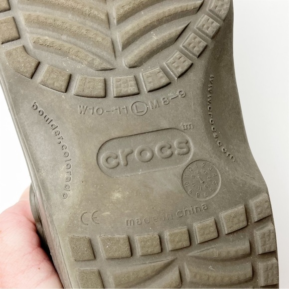 CROCS Classic Clogs brown Men’s 8 9 Women’s 10 11 lightweight shoes unisex comfy - Picture 9 of 10